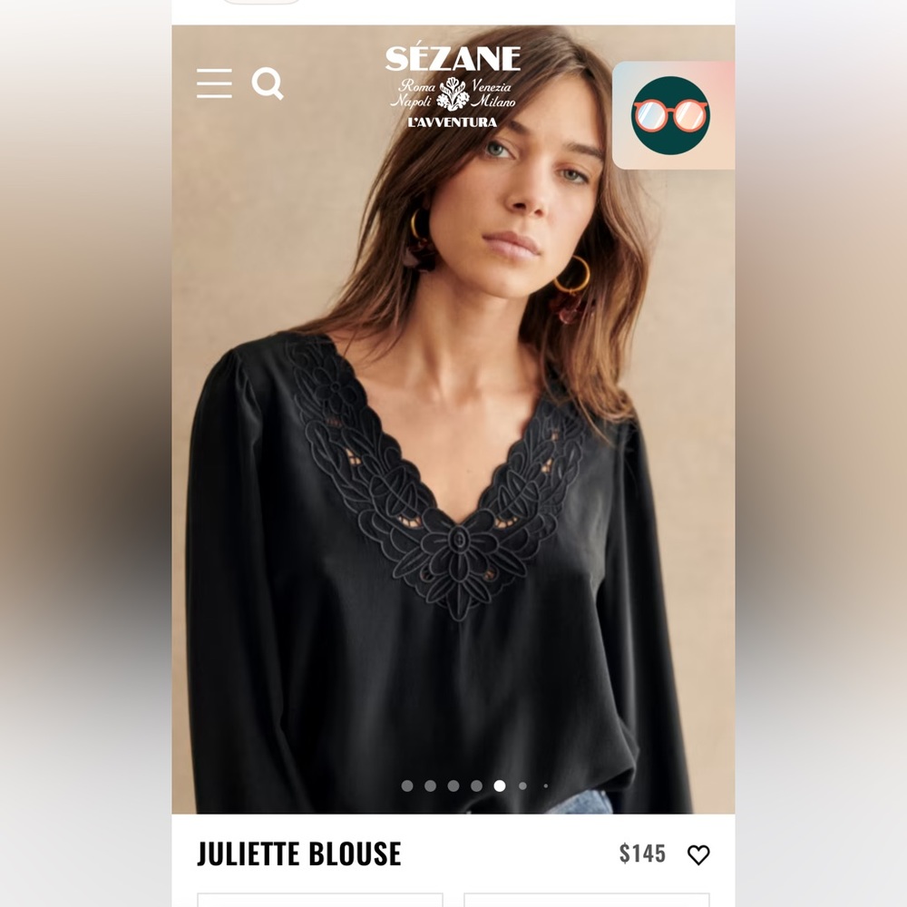 Sezane Juliette Blouse